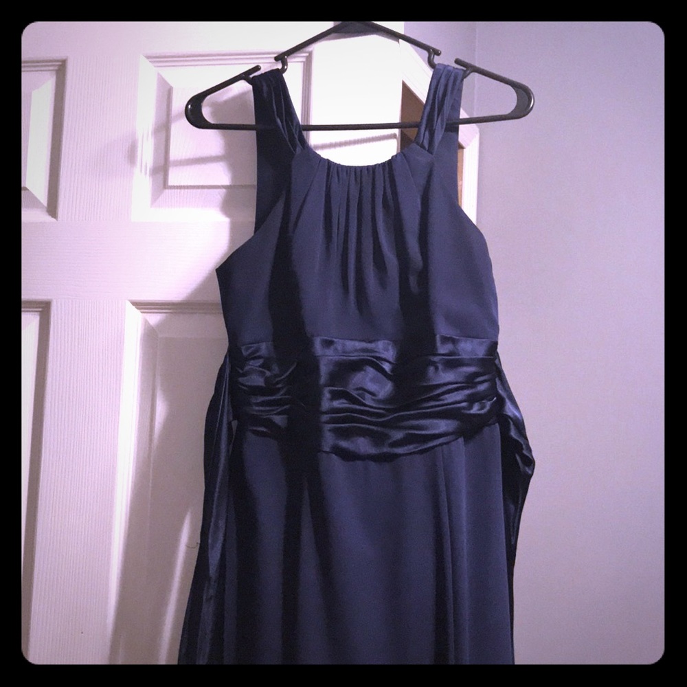 David’s Bridal. Long formal gown